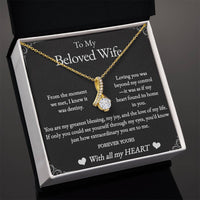 Load image into Gallery viewer, To My Beloved Wife Necklace
