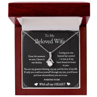 Load image into Gallery viewer, To My Beloved Wife Necklace
